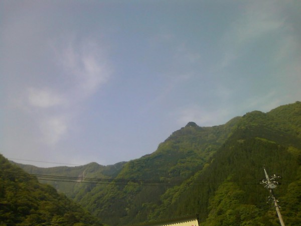 天然水が創られる山々