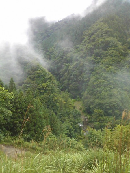 天然水が創られる山々