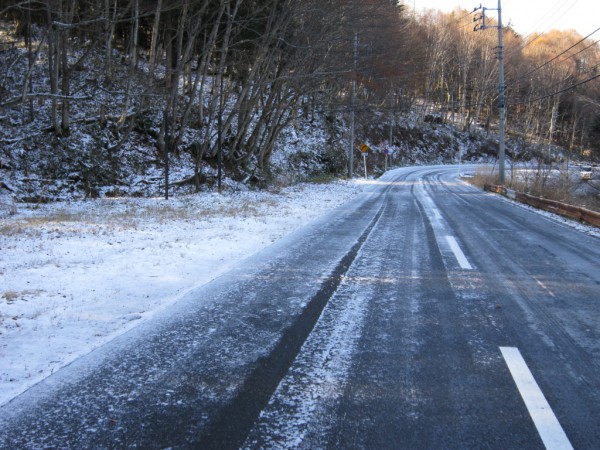 雪の道