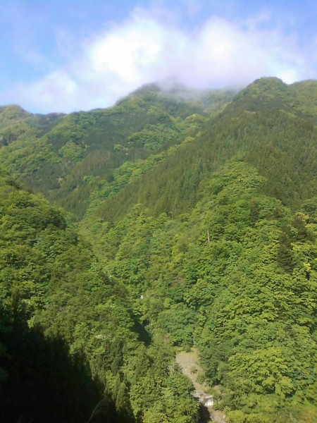 天然水が創られる山々