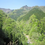 天然水が創られる山々　初夏