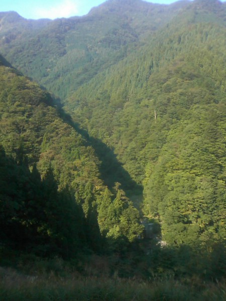 天然水が創られる山々