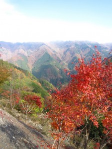 天然水が創られる山々