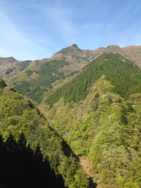 天然水が創られる山々