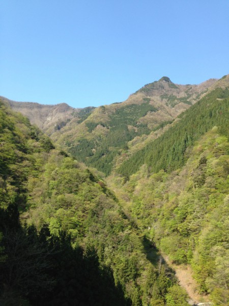 天然水が創られる山々