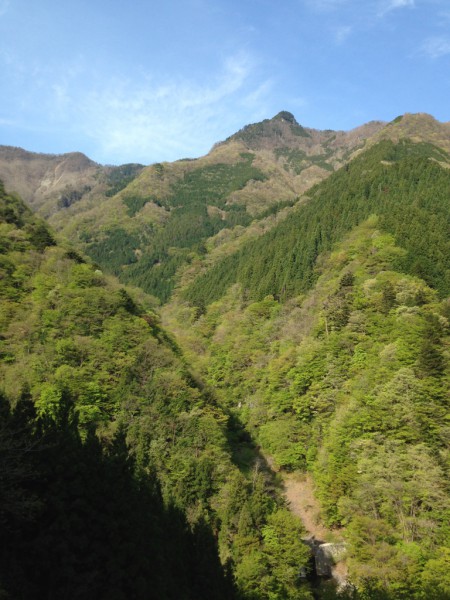 天然水が創られる山々